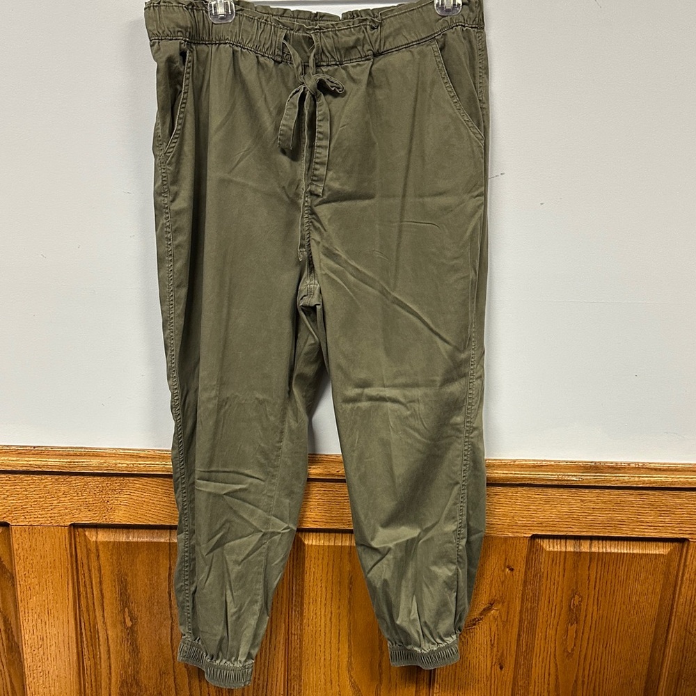 Olive Green plus size Jogger Pants